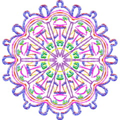 Mandala colorata