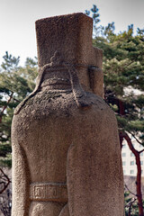 한국 조선 왕릉 선릉 석상