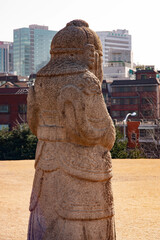 한국 조선 왕릉 선릉 무인상