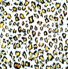 a metered pattern suitable for textiles consisting of wild animal skin