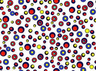 printing a text suitable for textiles consisting of geometric objects