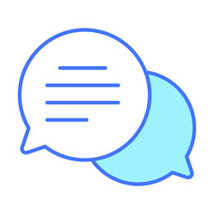 chatting Finance Related Vector Line Icon. Editable Stroke Pixel Perfect.