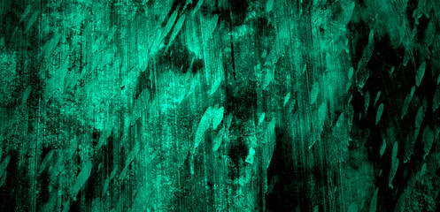 Abstract mixed green color concrete rough texture background