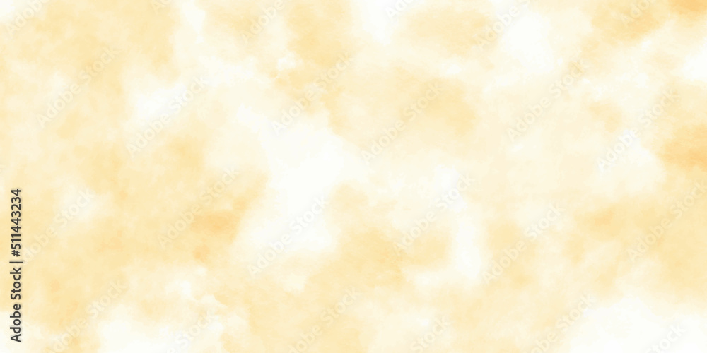 Wall mural abstract watercolor background soft old vintage brown watercolor sky background. surface of the whit