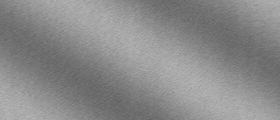 Obraz premium Texture metal background of brushed steel plate