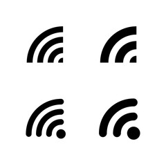 Wifi icon vector. signal sign and symbol. Wireless  icon