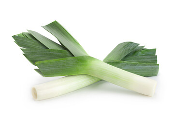 Leek vegetable on white - 511447401