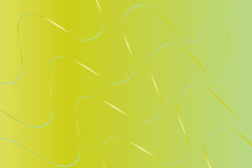 Green wavy abstract vector background with lines