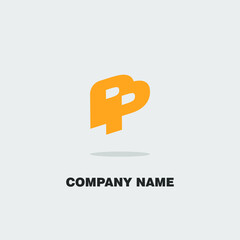 Obraz premium logo icon for insurance companies and retail stores, simple camera shop orange line elegant line trendy design animal letter S