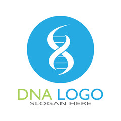 DNA vector logo design template.modern medical logotype.laboratory science icon symbol.colorful pharmacology sign-vector