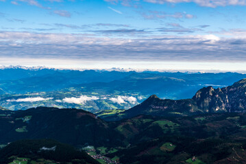 Morning view from Bivacco Mario Rigatti in the Dolomites