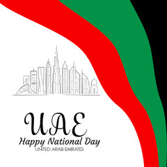 National Day United Arab Emirates, Banner Design