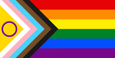 Bandera LGBTTTQIA+
 - obrazy, fototapety, plakaty