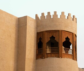 traditional building in Saudi Arabia alhassa - alqaisryah traditional market 