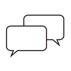 speech empty bubble icon