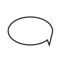 speech empty bubble icon