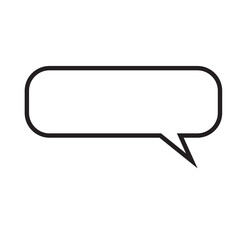 speech empty bubble icon