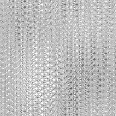 Metal foil seamless pattern, silver texture, monochrome background