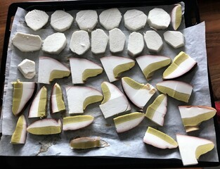 white candies