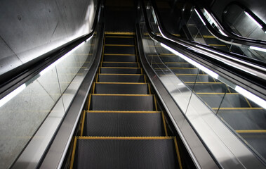 escalator in the airport