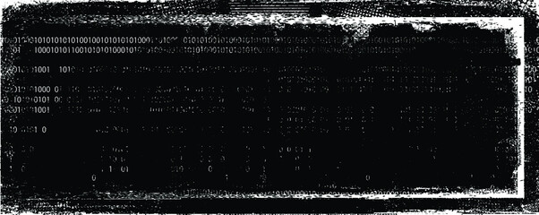 Grunge urban background. Vector. Textured banner . Futuristic digital background. Grungy effect . Abstract,splattered , dirty,cyber punk poster for your design. 