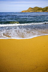 Playa de Binimel-là. Tramuntana. Menorca. Islas Baleares.España.