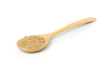 spoon with ginger powder