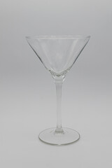 cocktail glass on white background.