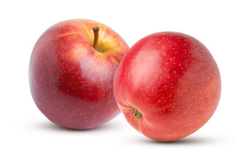 Fototapeta na wymiar red apples isolated on white