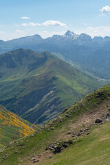 Naklejka premium Navarrese Pyrenees. Lakora. Belagua. Anie