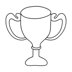 Trophy for winner, Father day concept