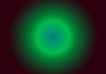 Fondo con círculo verde degradado sobre fondo negro