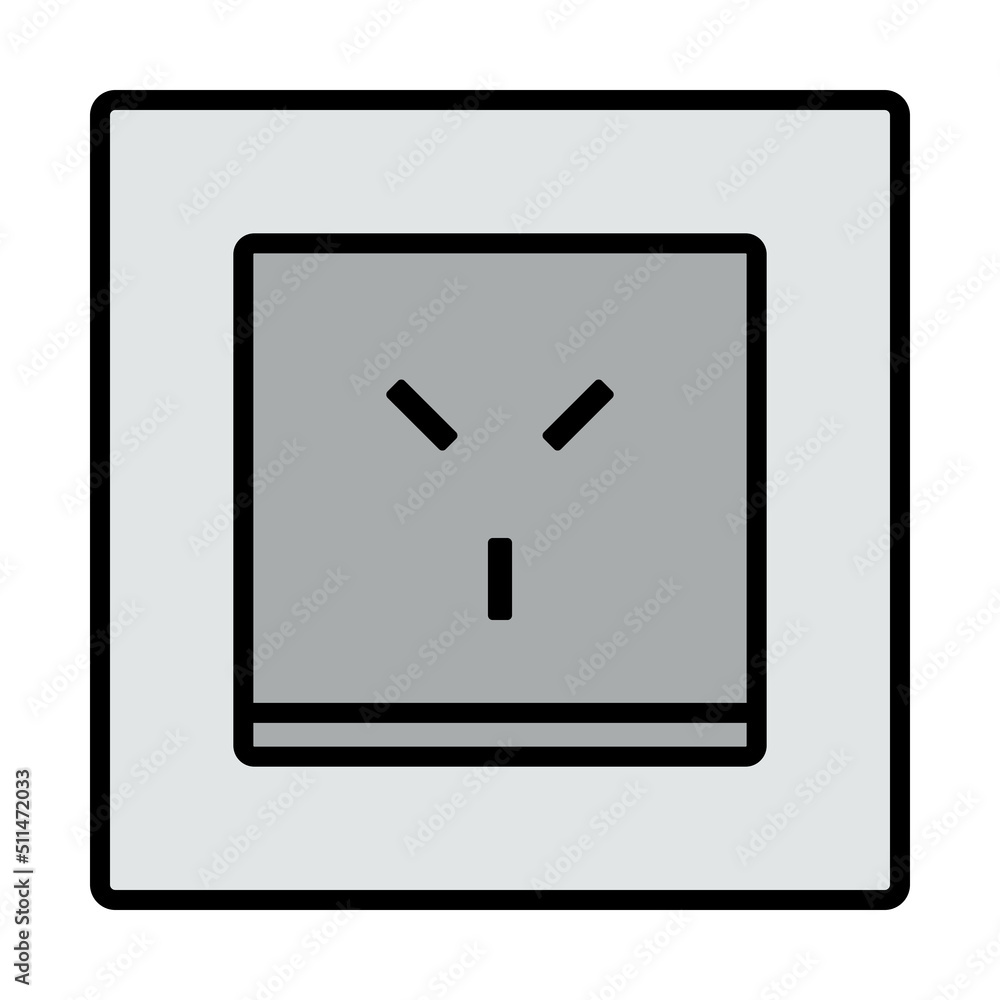 Poster israel electrical socket icon