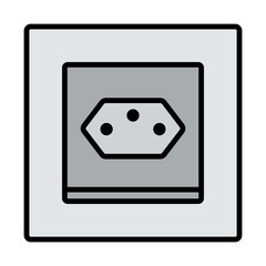 Swiss Electrical Socket Icon