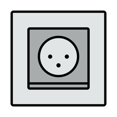 South Africa Electrical Socket Icon