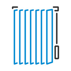Office Vertical Blinds Icon