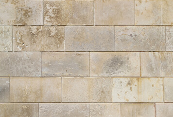Wall made of natural stones as a background