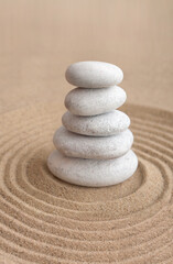 Yoga zen-stenen