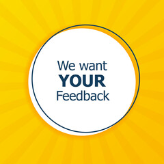 Quote frame blank template, speech box banner concept for website. Vector illustration