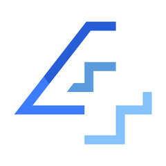 Number 4 logo vector. Suitable for iconic logo.