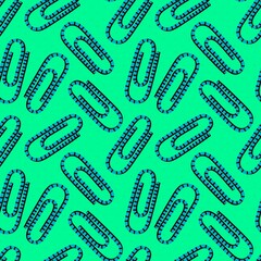 Seamless metallic clip pattern for kids and school and fabrics and packaging and hobbies