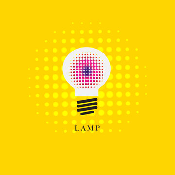 lamp illustration stock design 