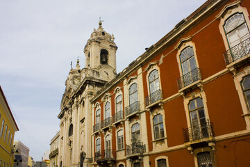 Fototapeta na wymiar Church of So Francisco de Paula in Belem district in Lisbon
