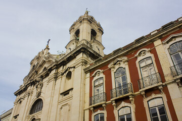 Fototapeta na wymiar Church of So Francisco de Paula in Belem district in Lisbon 