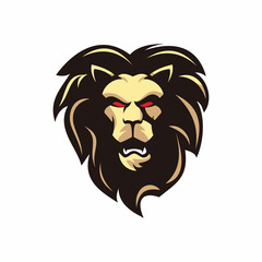 lion head logo design