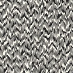Ink Hatching Textured Zigzag Pattern