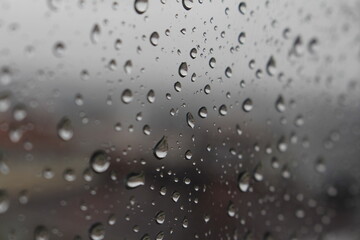 rain drops on window