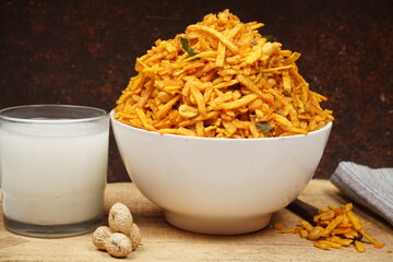 Mixture Namkeen Also Known as Chivda, Farsan, Chivda