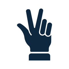 Fototapeta na wymiar Raise, hand, gesture icon. Simple editable vector illustration.