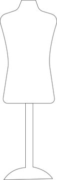 Mannequin Dress Maker Outline